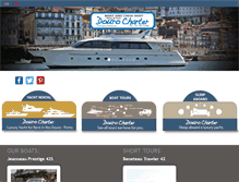 Tablet Screenshot of dourocharter.com